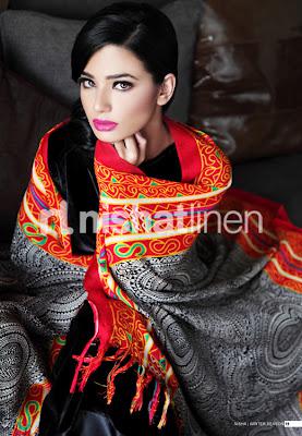 Nishat Linen Shawl Collection | Latest Shawl Designs