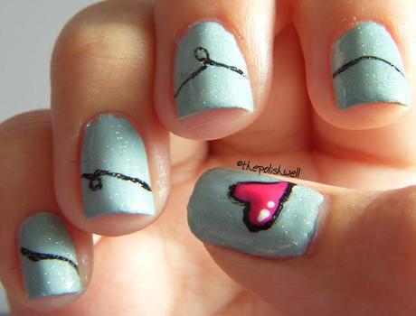 Nail Ideas: Heart Strings!