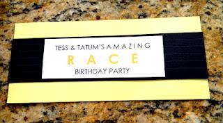 amazing race birthday party--brookes version