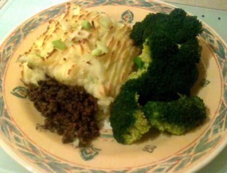 Black Pudding Cottage Pie with Creamy Spring Onion Mash