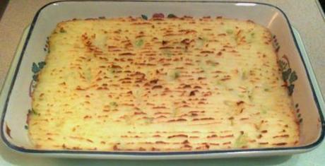 Black Pudding Cottage Pie with Creamy Spring Onion Mash