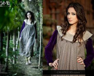 Latest Spring Evening Wear Collection 2012 By Samer Usama