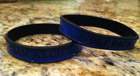 Team Alcide wristbands