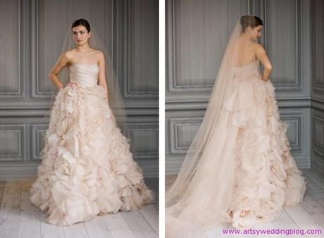 Get the Red Carpet Glamour with Monique Lhuillier’s Wedding Gowns