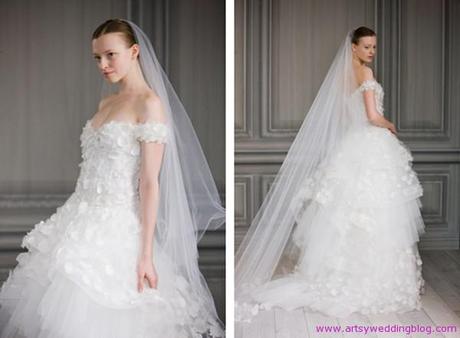 Get the Red Carpet Glamour with Monique Lhuillier’s Wedding Gowns