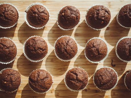 Honey Hazelnut Banana Muffins