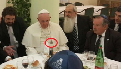 Pope Francis lunch with Jews at Vatican Jan. 2014