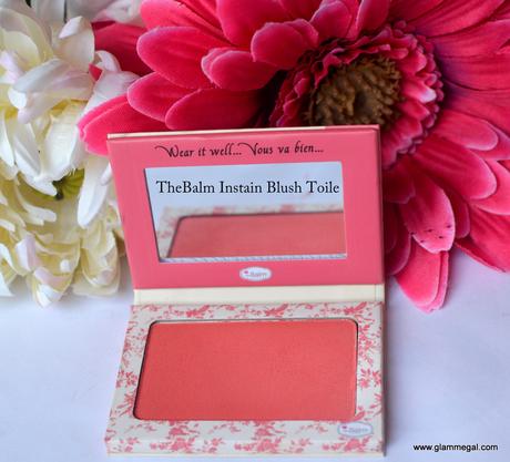 Perfect peach pink blush Toile by the balm review