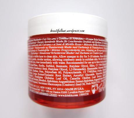 Kiehls Tumeric Cranberry Energizing Radiance Masque (2)