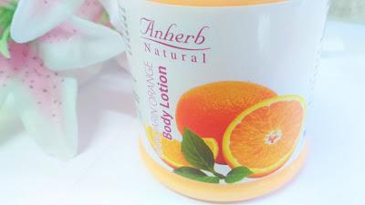 Anherb Mandarin Orange Body Lotion Review