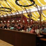 A Beer Hall at the Oktoberfest