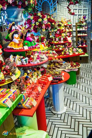 Swiss chocolates in Zurich, Switzerland.