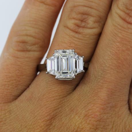 Emerald Cut Engagement Ring