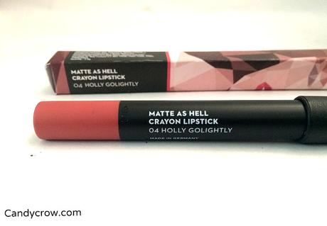 SUGAR Matte As Hell Crayon Lipstick - Holly Golightly Review