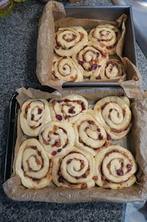 Cranberry & Apricot Cinnamon Rolls