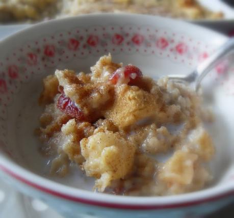 Apple and Cranberry Baked Oatmeal