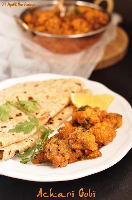 Achari Gobi | Pickled Cauliflower Curry
