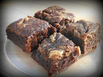 Peanut butter pudding brownies