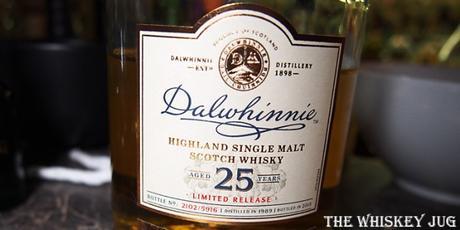 Dalwhinnie 25 Years Label