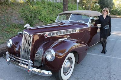 Check out our ride in our Great uncle, Tom Lyle Williams 1940 Packard Victoria, convertible.