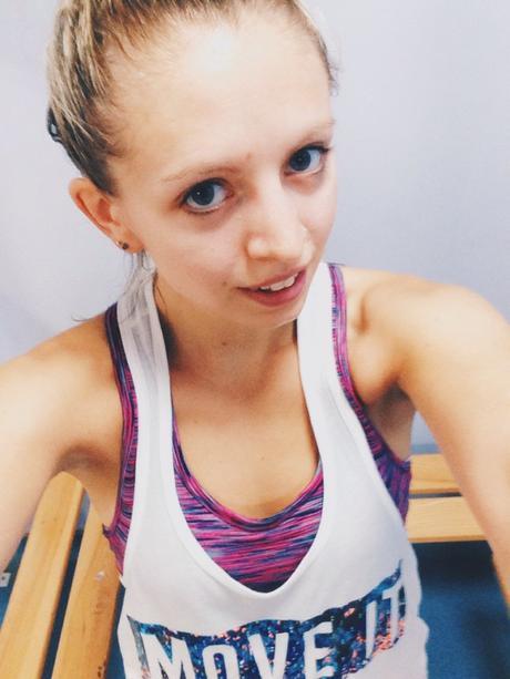 Post workout selfie
