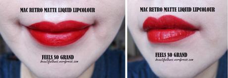 MAC Retro Matte Liquid Lipcolour Feels So Grand