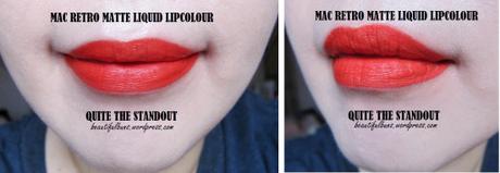 MAC Retro Matte Liquid Lipcolour quite the standout