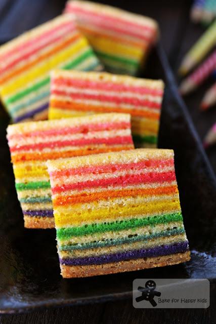 Rainbow Kek Lapis / Lapis Legit / Spekkoek/ Indonesian Layer Cake
