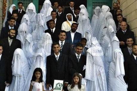 Muslim wedding photo