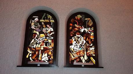 Beautiful Stain Glass windows ....La Clusaz , France.