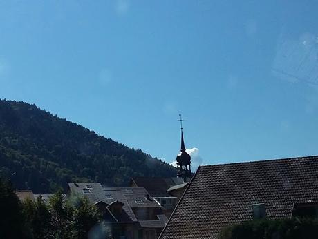 Beautiful Stain Glass windows ....La Clusaz , France.