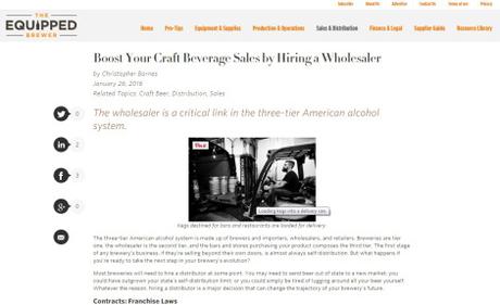 Equipped Brewer - Wholesaler Tips