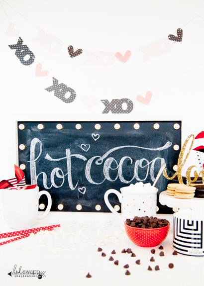 Valentine's Day Hot Cocoa Bar - Heidi Swapp