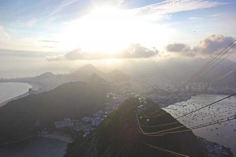 Sunset from Pão de Açúcar in Rio de Janeiro Pão de Açúcar