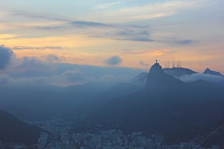 Sunset from Pão de Açúcar in Rio de Janeiro Pão de Açúcar