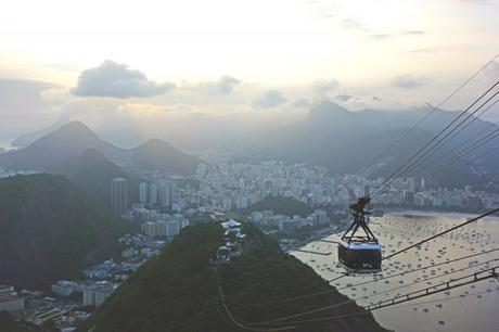Sunset from Pão de Açúcar in Rio de Janeiro Pão de Açúcar