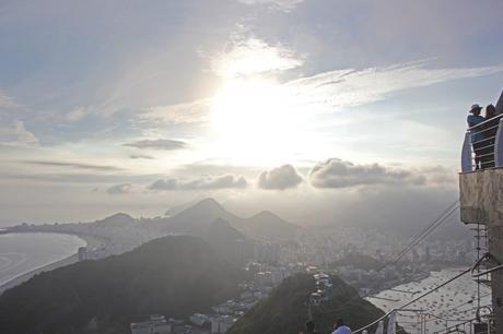 Sunset from Pão de Açúcar in Rio de Janeiro Pão de Açúcar