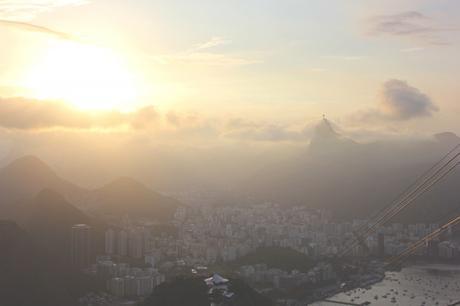 Sunset from Pão de Açúcar in Rio de Janeiro Pão de Açúcar