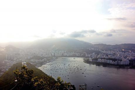 Sunset from Pão de Açúcar in Rio de Janeiro Pão de Açúcar
