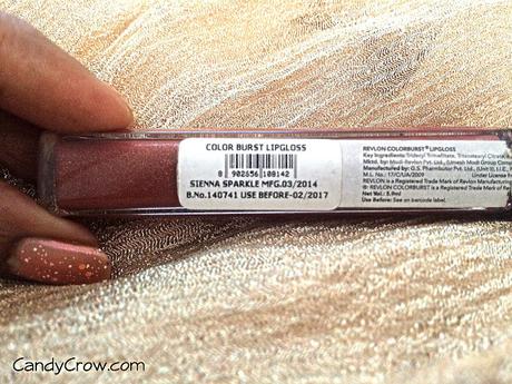 Revlon Colorburst Lip Gloss Sienna Sparkle Review