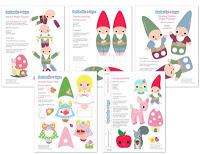 Free Set of Paper Toys