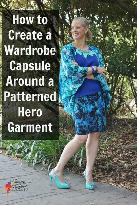 how to create a wardrobe capsule around a patterned hero garment