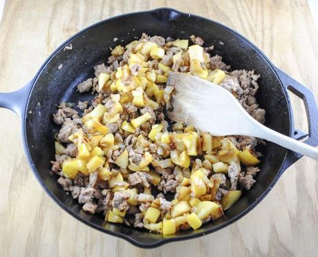 Italian Ground Turkey, Butternut Squash and Apple Hash