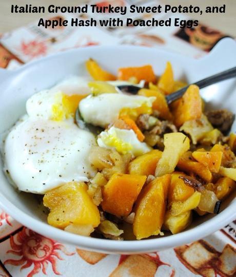 Italian Ground Turkey, Butternut Squash and Apple Hash