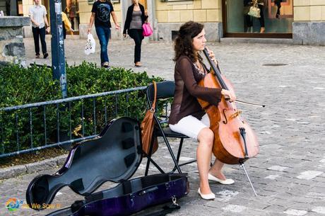 Solo cellist in Lucerne, Switzerland.