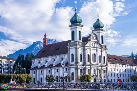 Jesuit Church in Lucerne, Switzerland.