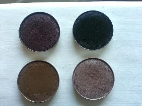 Makeupgeek EyeShadows And Swatches