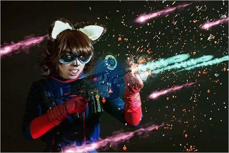 Vanessa Wedge as Rocket Raccoon Marvel vs Capcom 3 version (Photo by Adam Woz)