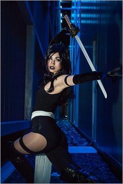 Vanessa Wedge as Psylocke (Photo by Adam Woz)