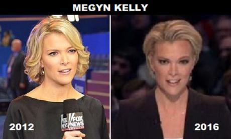 Megyn Kelly in 2012 vs. 2016